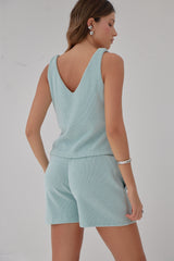 Set Olivia Corduroy - Azul claro