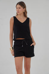 Set Olivia Corduroy - Negro