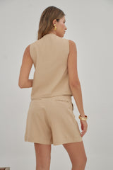 Chaleco Eva - Beige