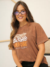 Camiseta Básica Acid Wash Estampada