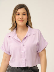 Camisa Corta Manga Doblada