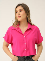 Camisa Corta Manga Doblada