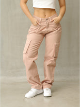 Pantalón Drill Cargo Palo De Rosa