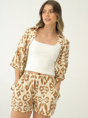 Conjunto Casual Camisa Y Short