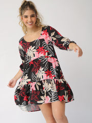 Vestido Amplio Estampado