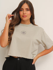 Camiseta Corta Estampada