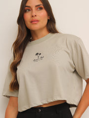 Camiseta Corta Estampada