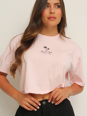 Camiseta Corta Estampada