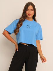 Camiseta Corta Estampada