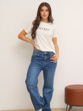 Jean Bota Ancha Azul Oscuro