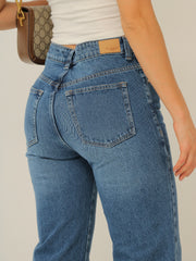 Jean Bota Ancha Azul Oscuro