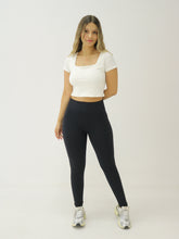 Top Cuello Cuadrado Con Manga