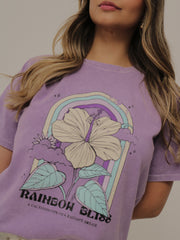 Camiseta Básica Acid Wash Estampada