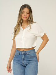 Camisa Corta Manga Doblada