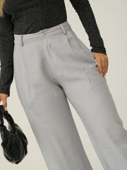 Pantalón Clásico Con Prense