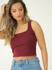 Top Cuello Cuadrado