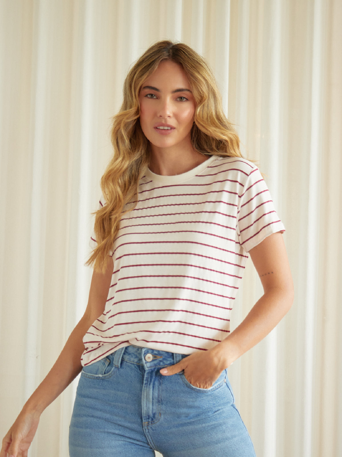 Camiseta Básica Rayas