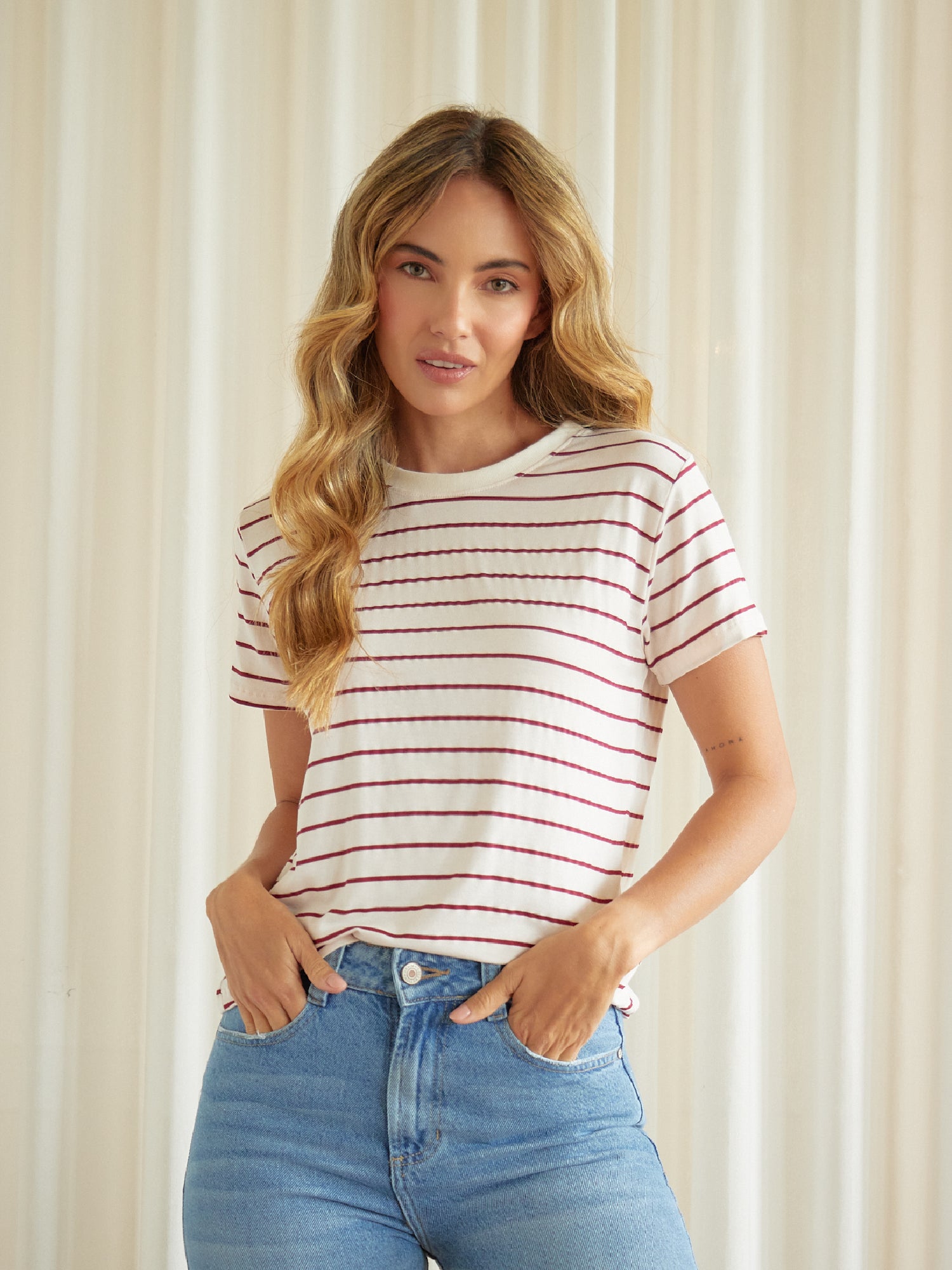 Camiseta Básica Rayas