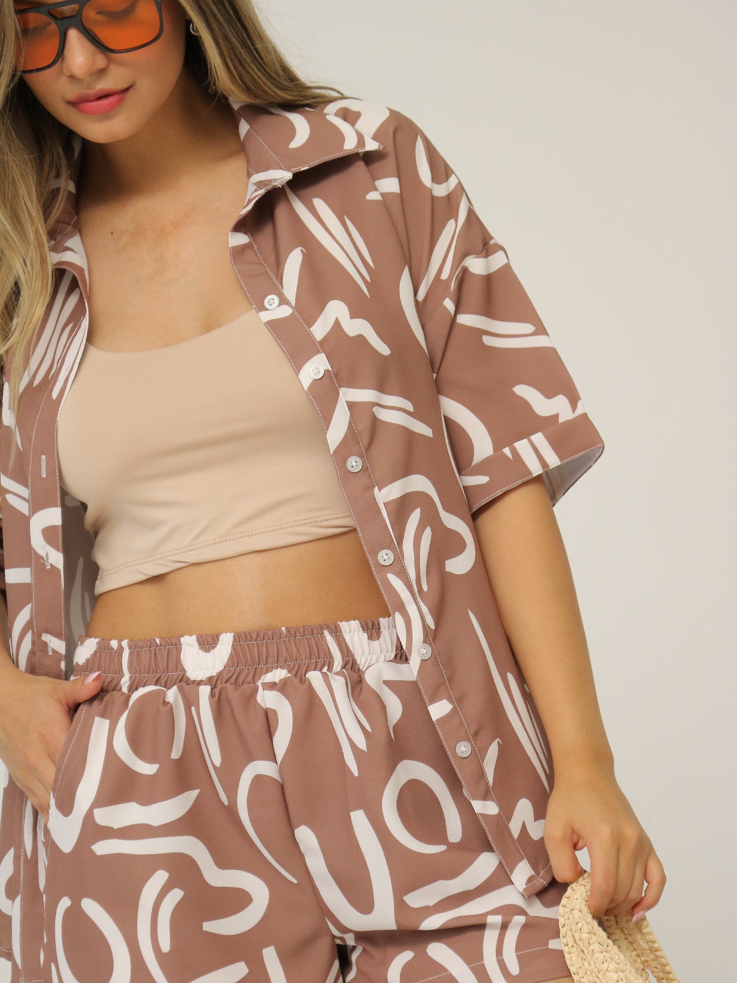 Conjunto Casual Camisa Y Short