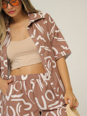 Conjunto Casual Camisa Y Short