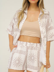 Conjunto Casual Camisa Y Short