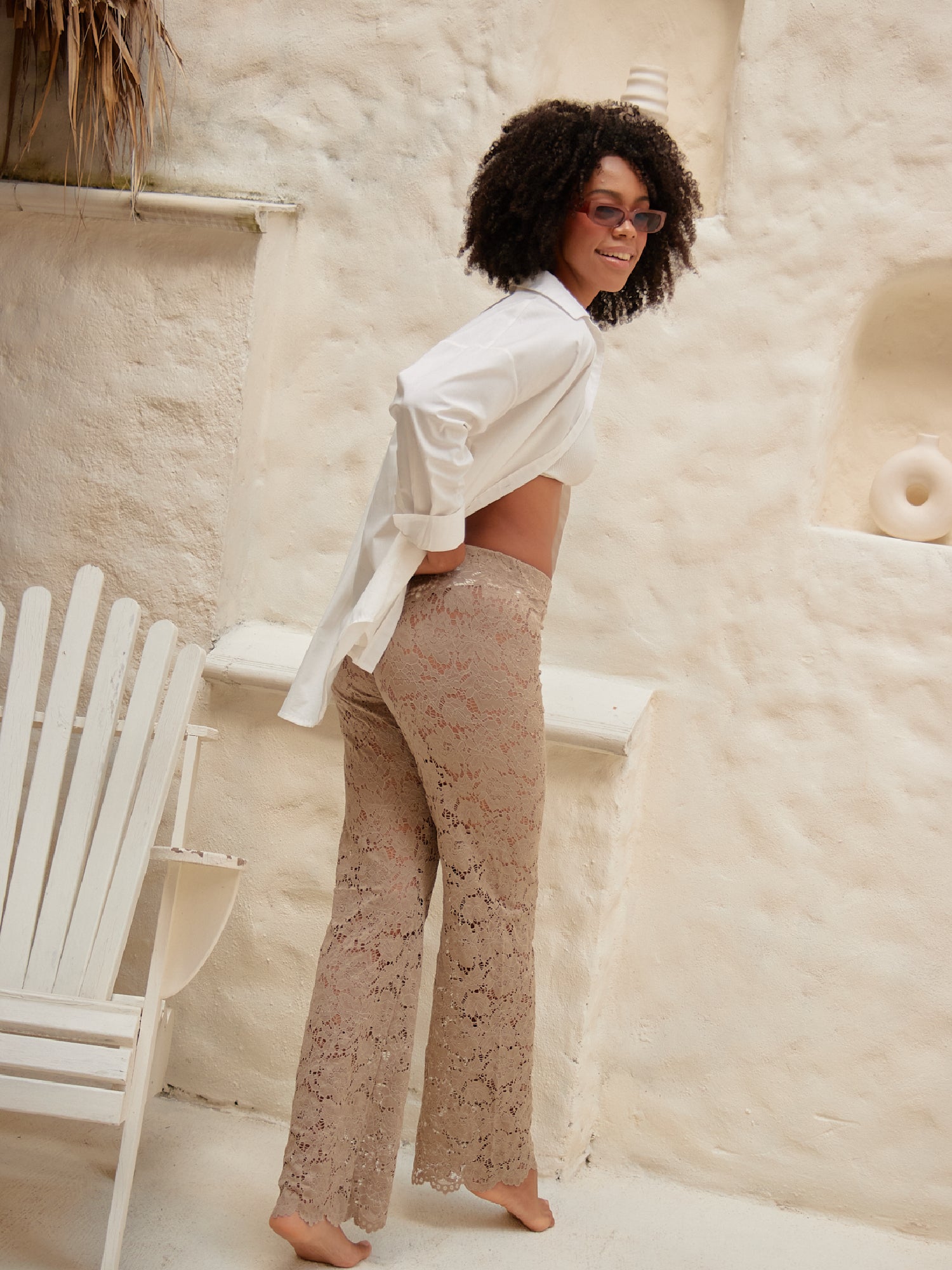 Pantalón De Encaje