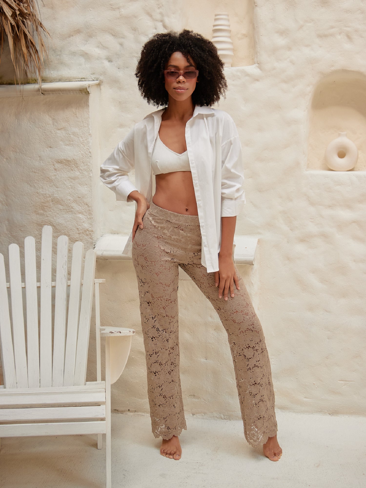 Pantalón De Encaje