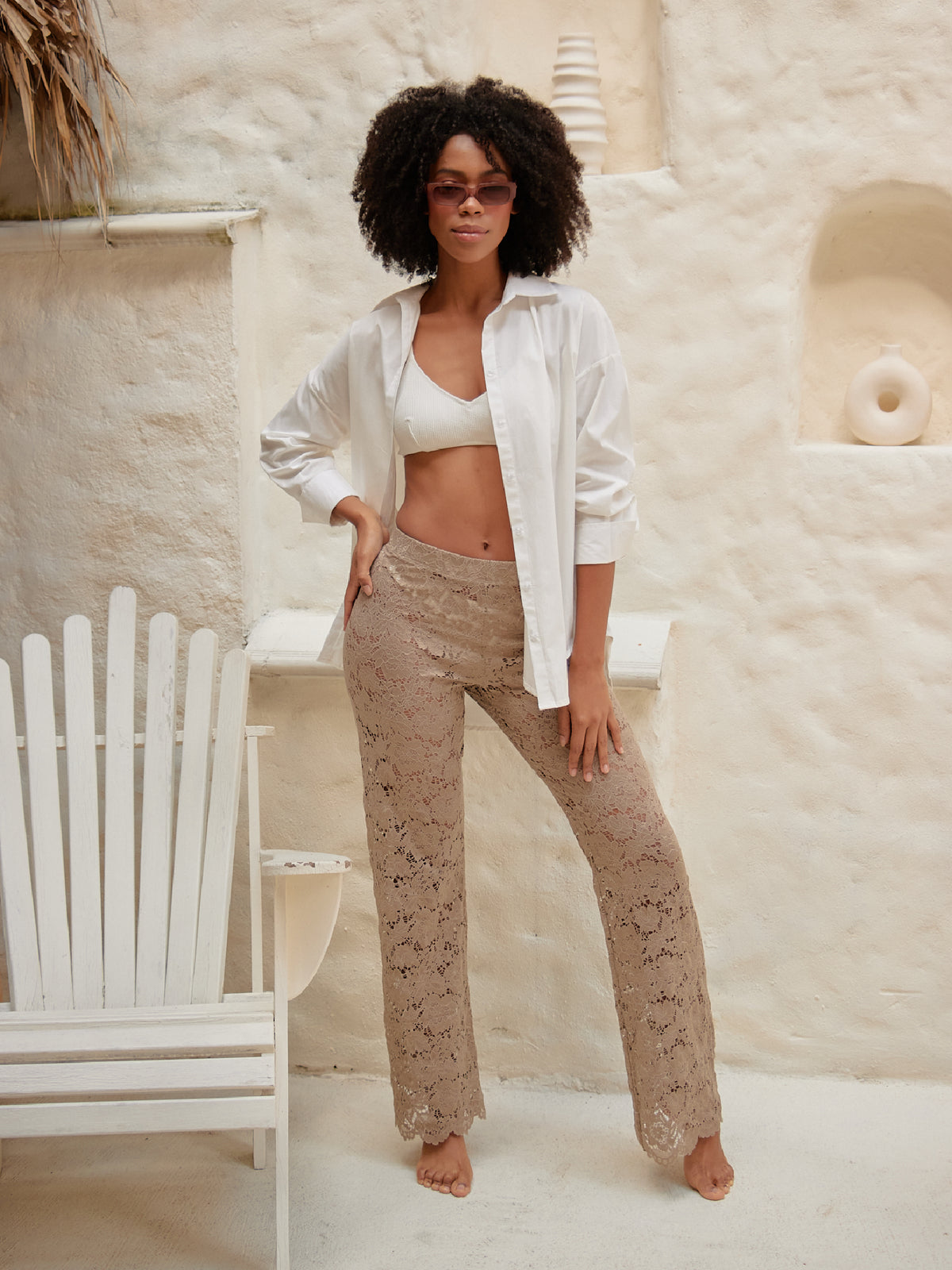 Pantalón De Encaje
