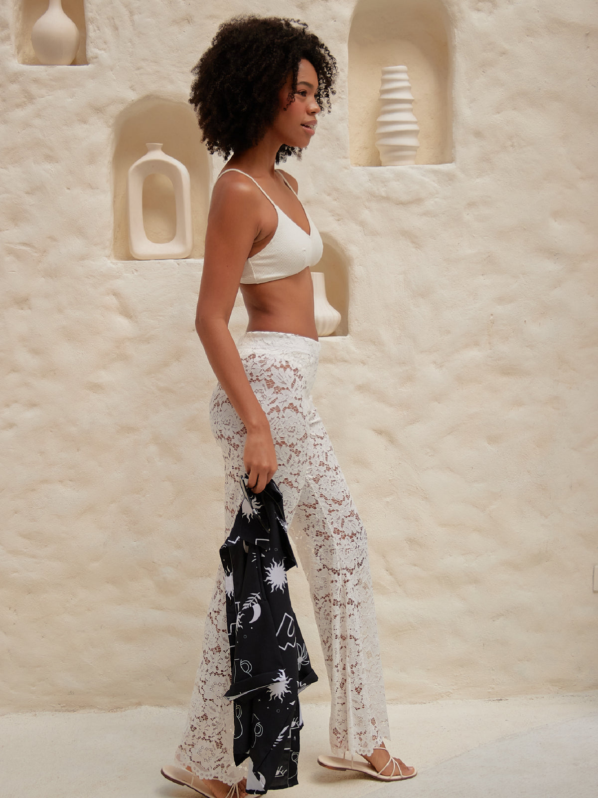 Pantalón De Encaje