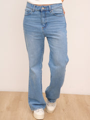 Jean Bota Ancha Azul Claro