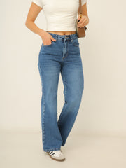 Jean Bota Ancha Azul Oscuro