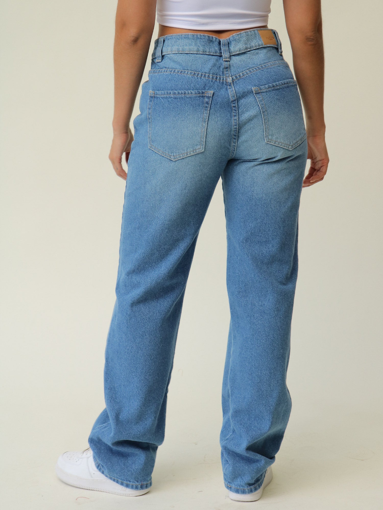 Bota Campana Jeans Bota Tubo Mujer 20-066 Jean Bota Tubo