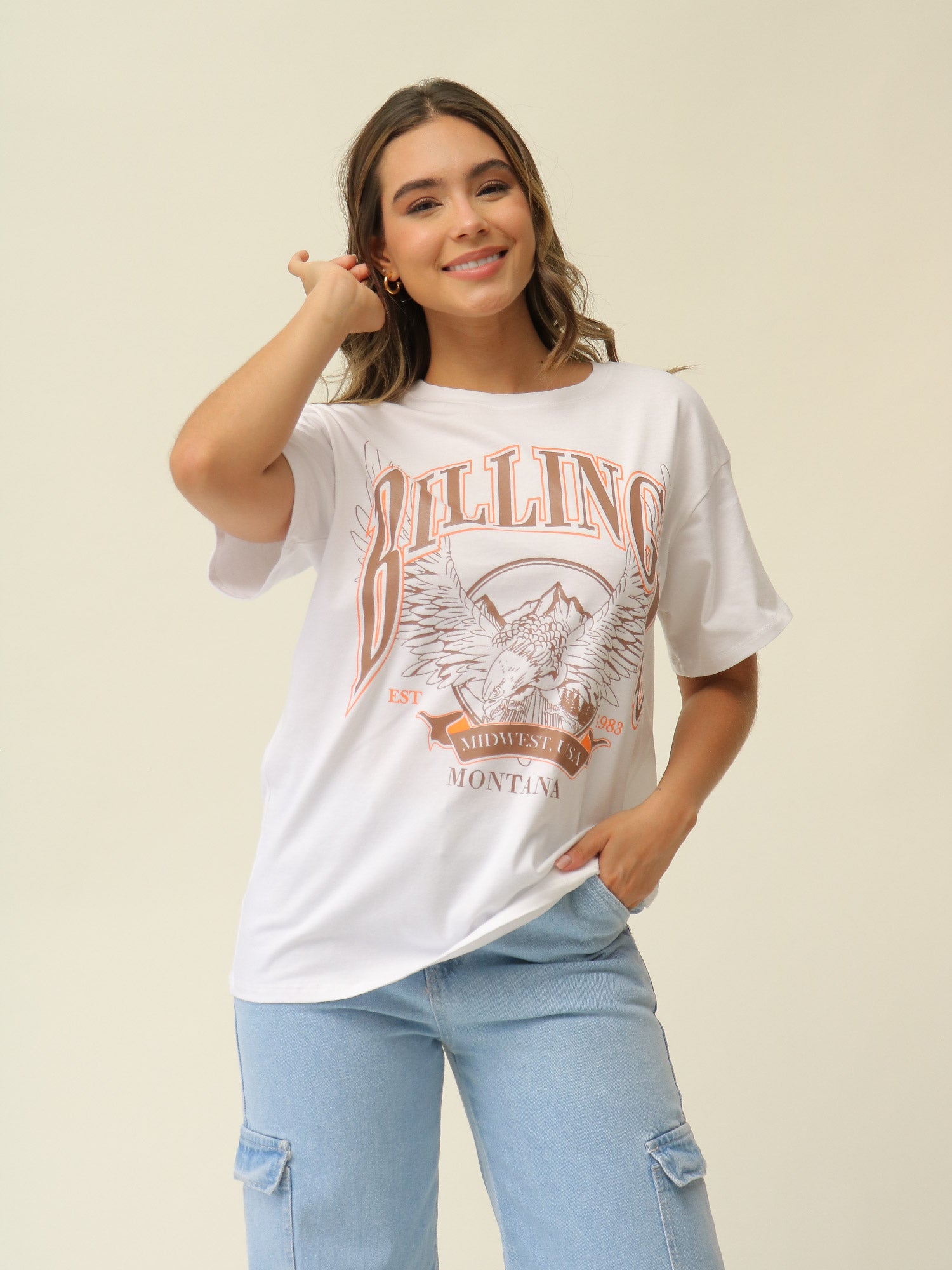 Camiseta Oversize Blanca