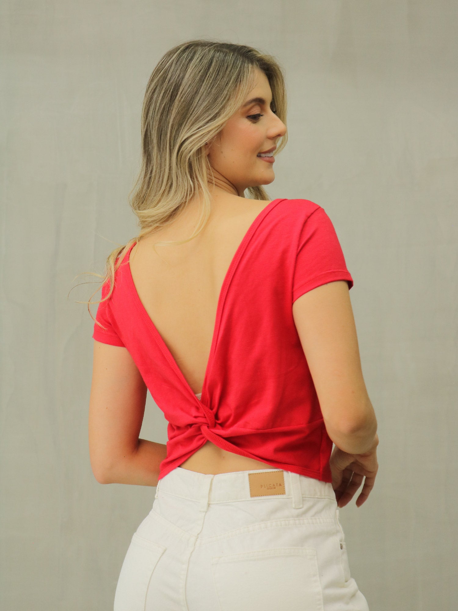 Blusa Moda Destapada En Espalda