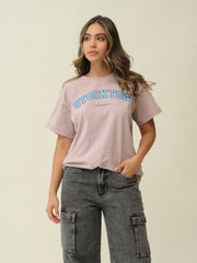 Camiseta Oversize Palo De Rosa