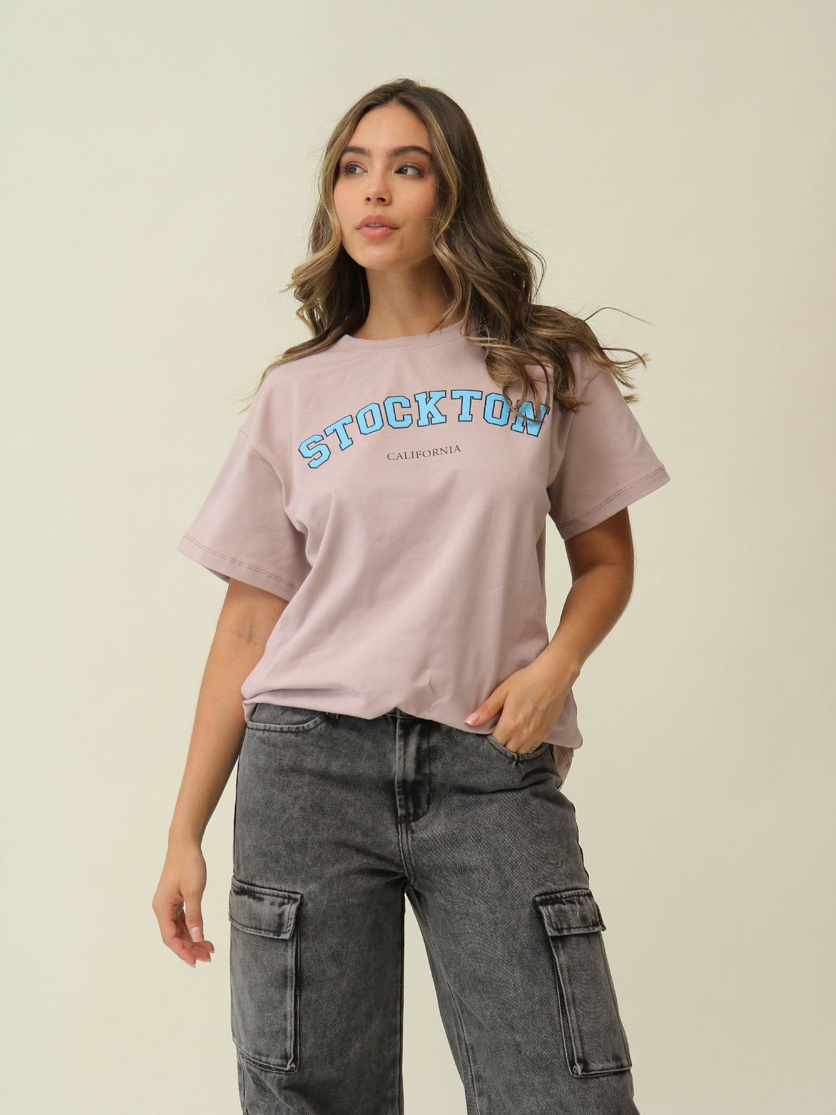 Camiseta Oversize Palo De Rosa