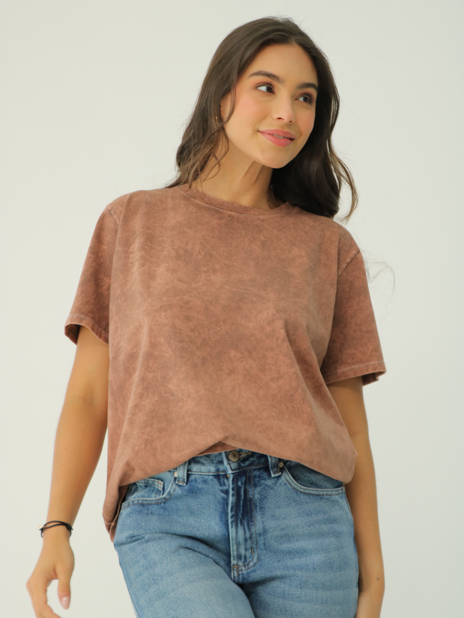 Camiseta Básica Acid Wash
