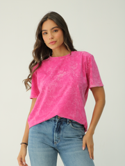 Camiseta Básica Acid Wash