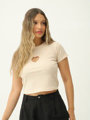 Camiseta Corazón Laser