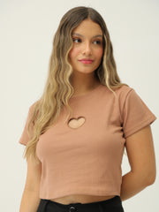 Camiseta Corazón Laser