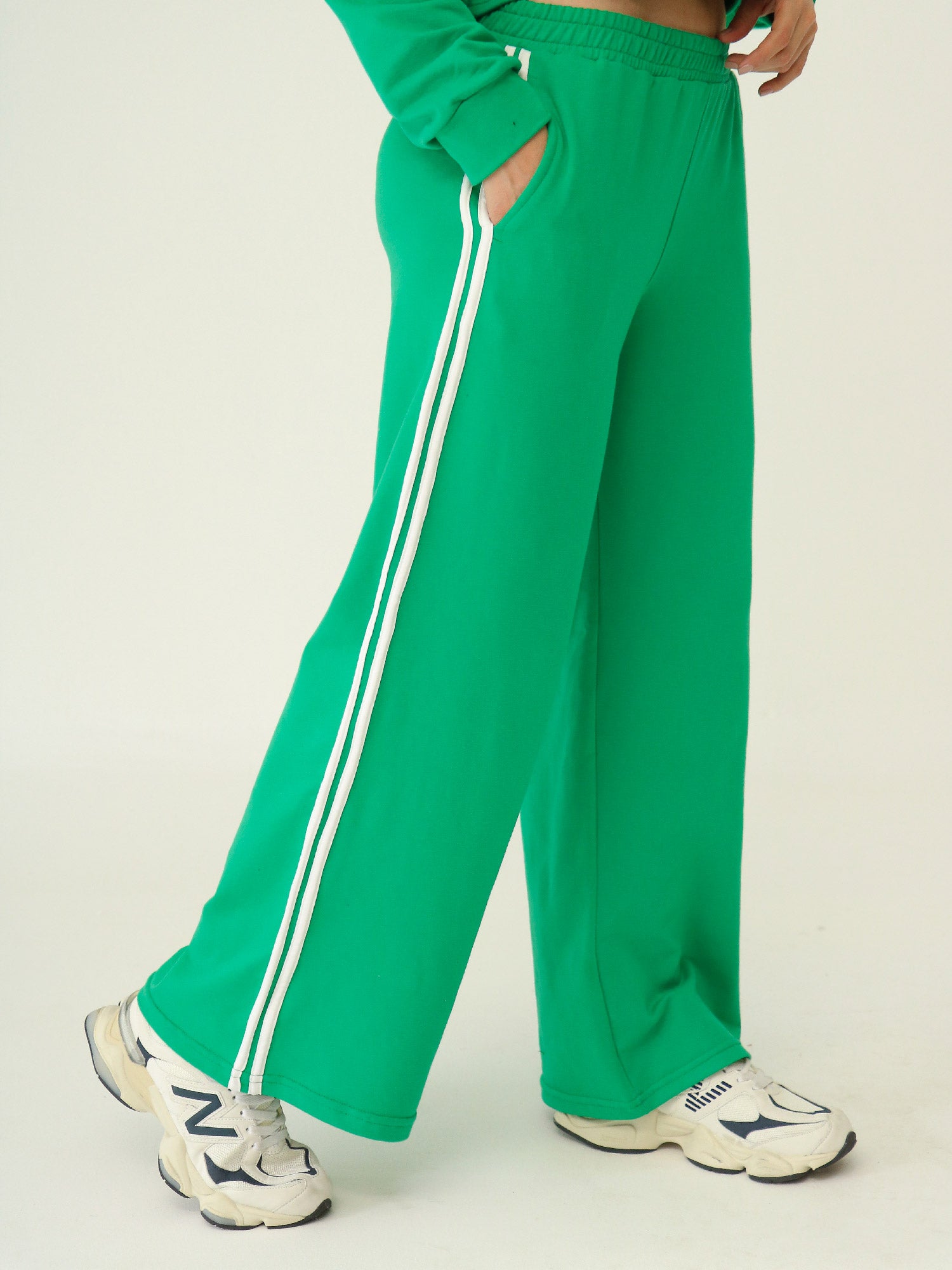 Bota Recta Conjunto Sudadera Para Mujer Conjuntos De Pantalones