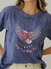 Camiseta Básica Estampada Tie Dye