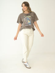 Camiseta Básica Estampada Tie Dye