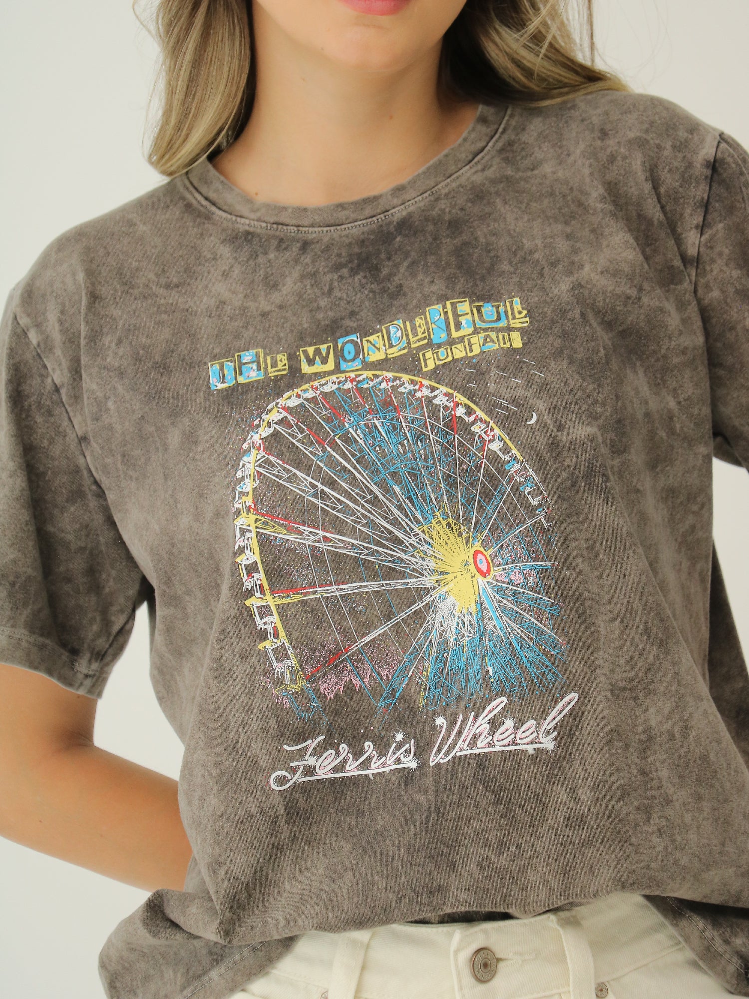 Camiseta Básica Estampada Tie Dye