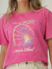 Camiseta Básica Estampada Tie Dye