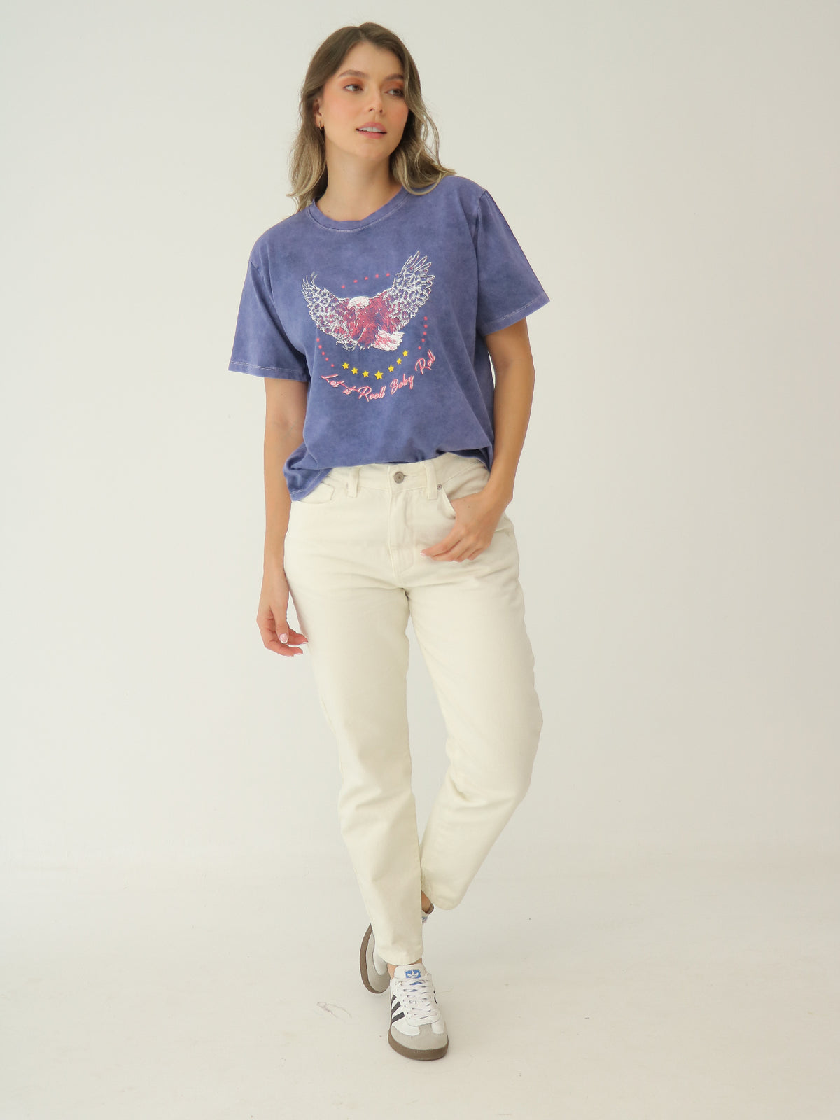 Camiseta Básica Estampada Tie Dye